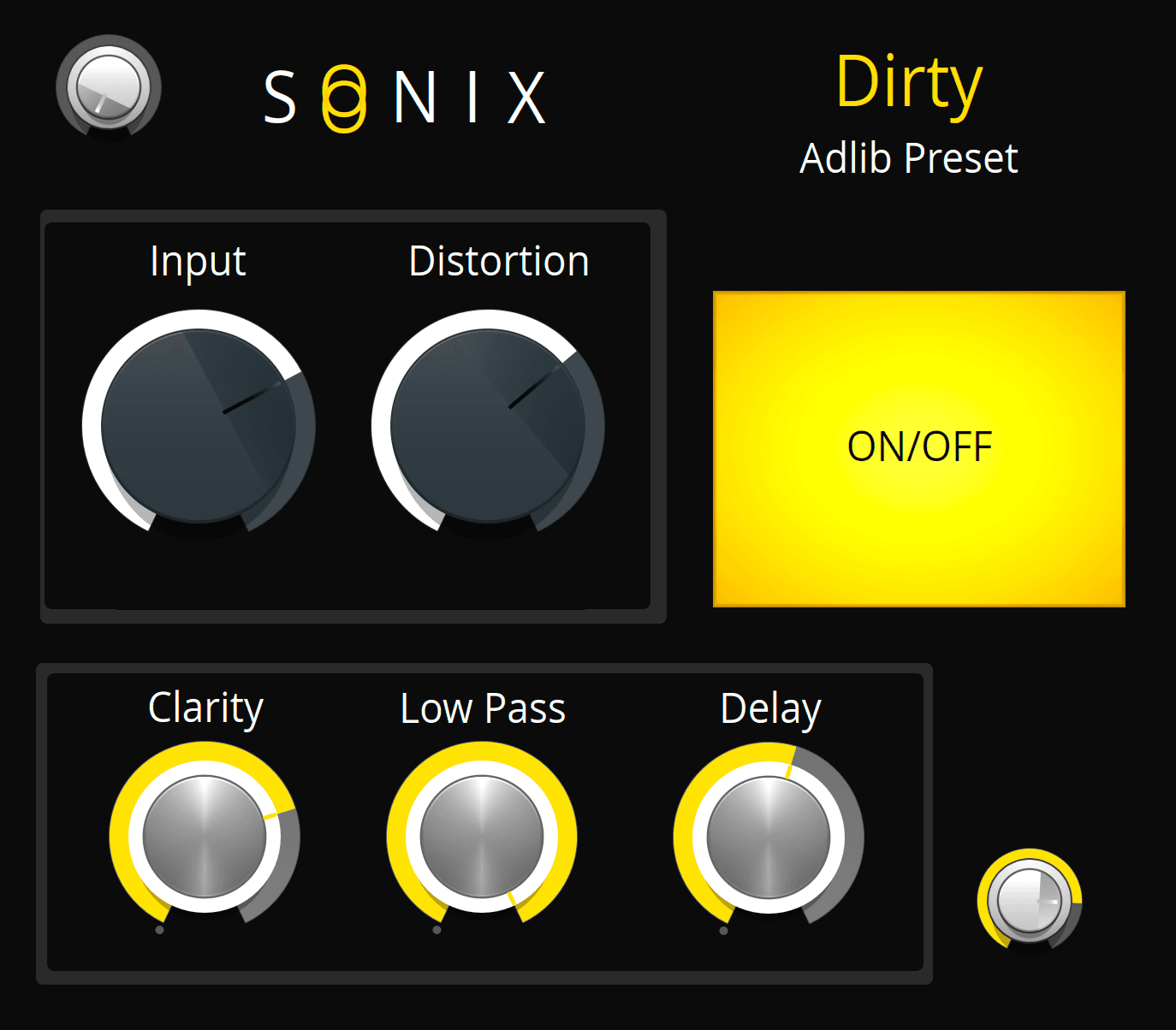 Dirty Adlib preset interface